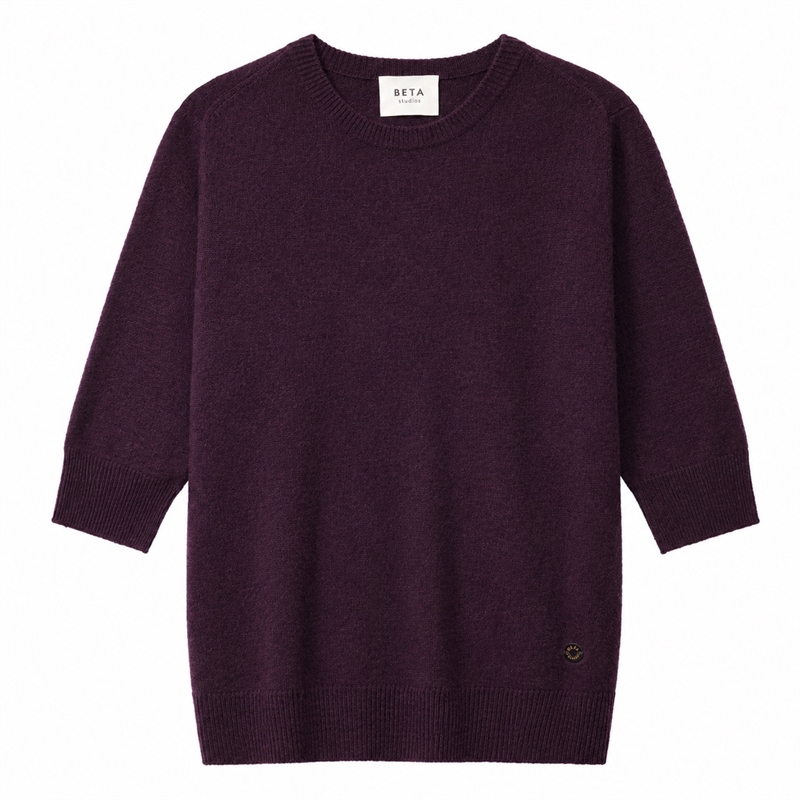 BETA STUDIO ANNA LADY SLEEVE RIPE FIG