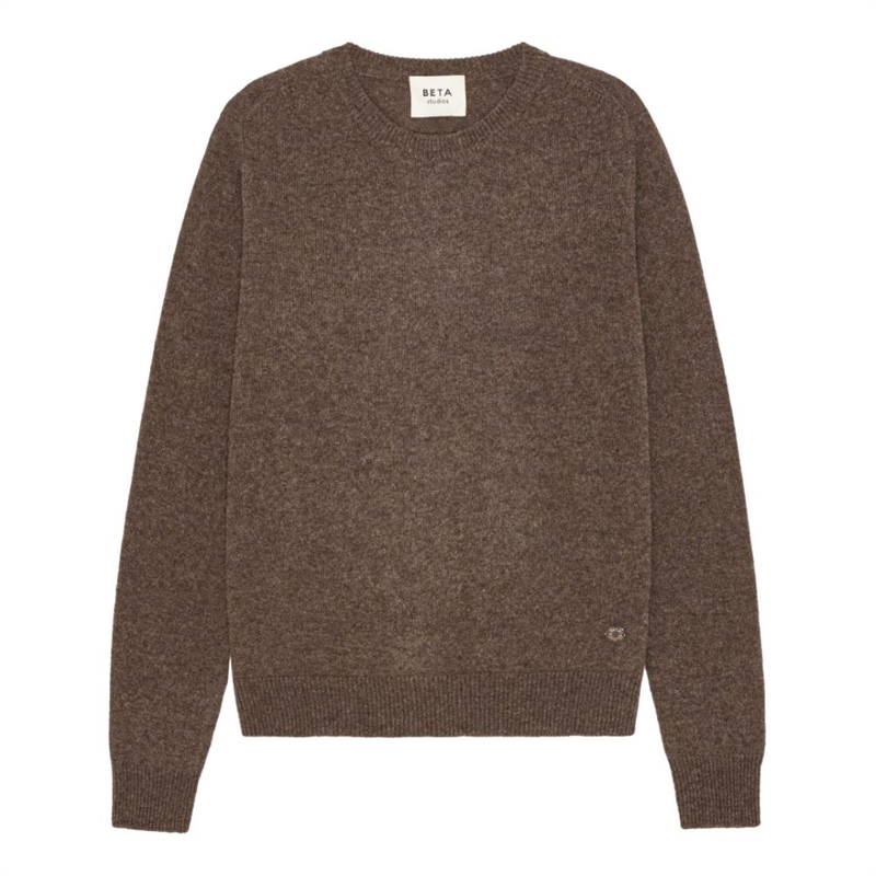 BETA STUDIO ABBIE O-NECK BASIC WALNUT