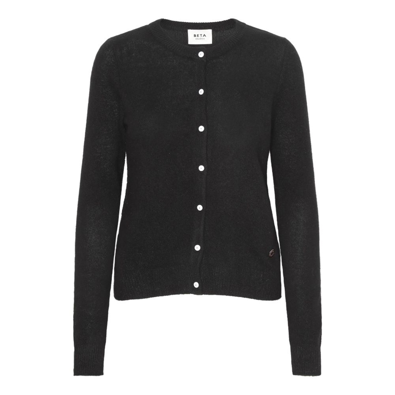 BETA STUDIOS CLASSIC CARDIGAN BLACK