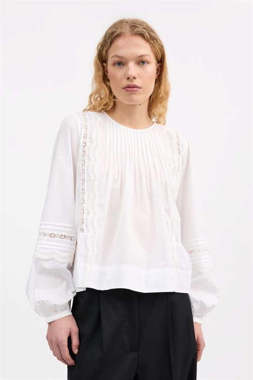 SKALL STUDIO LEAF BLOUSE OPTIC WHITE