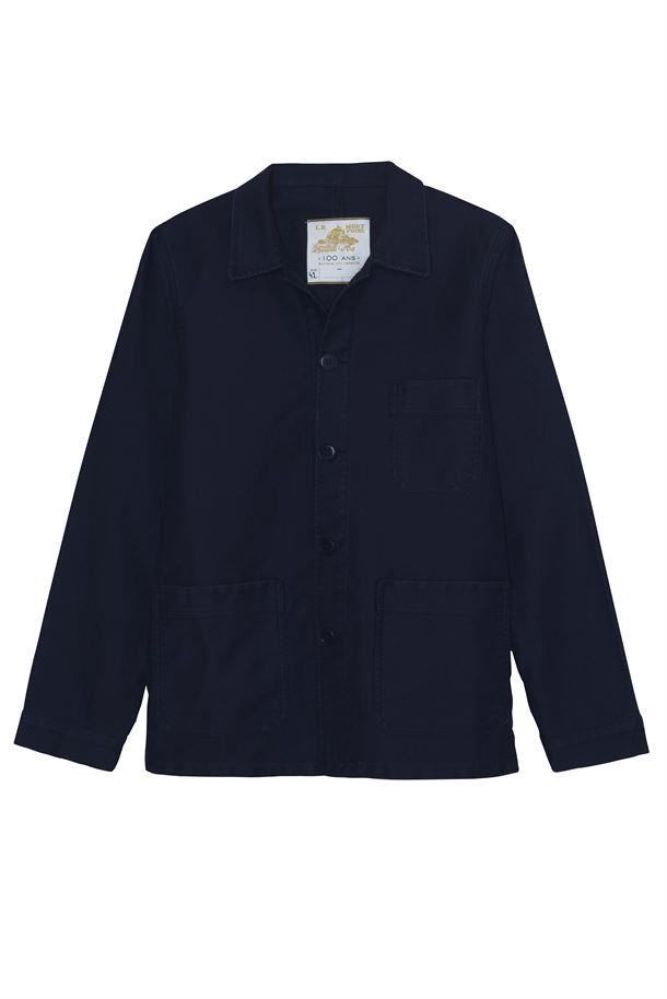 LE MONT ST MICHEL GENUINE WORK JACKET BLUE