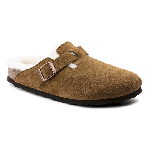 BIRKENSTOCK BOSTON FUR NARROW FIT MINK