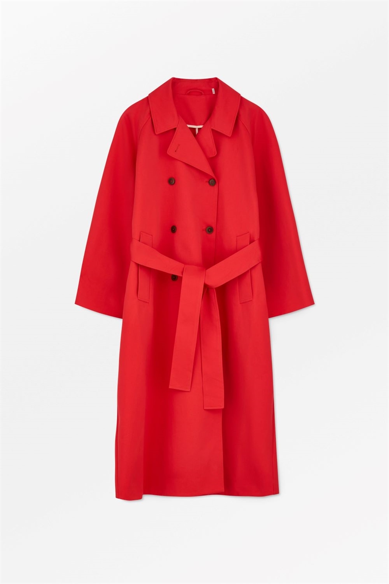 SKALL SPRING COAT CLEAR RED
