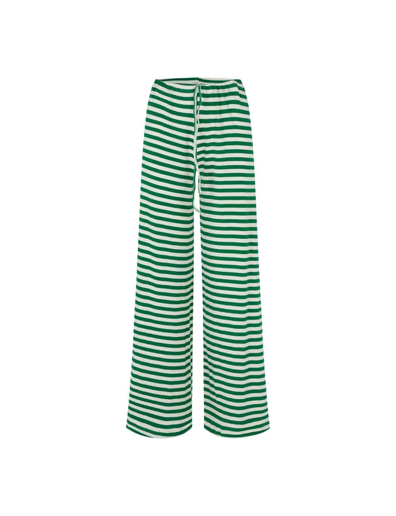 NØRGAARD PAA STRØGET NOVA PANTS NPS STRIPE GREEN/ECRU