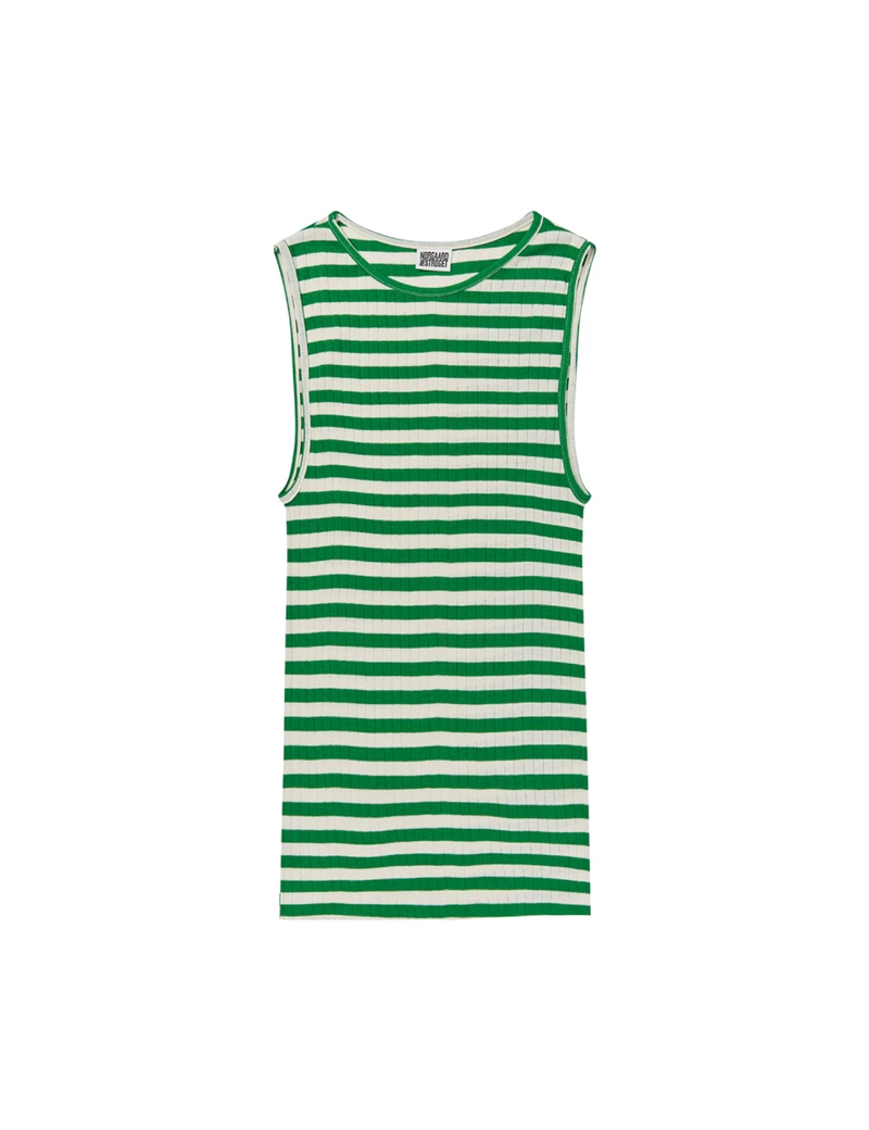 NØRGAARD PÅ STRØGET NPS TANK TOP BROADWAY GREEN/ECRU