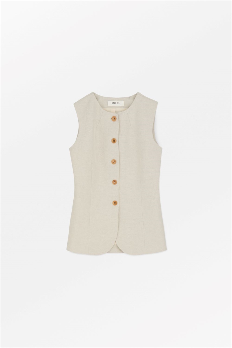 SKALL CLEMENTINE WAISTCOAT NATURAL