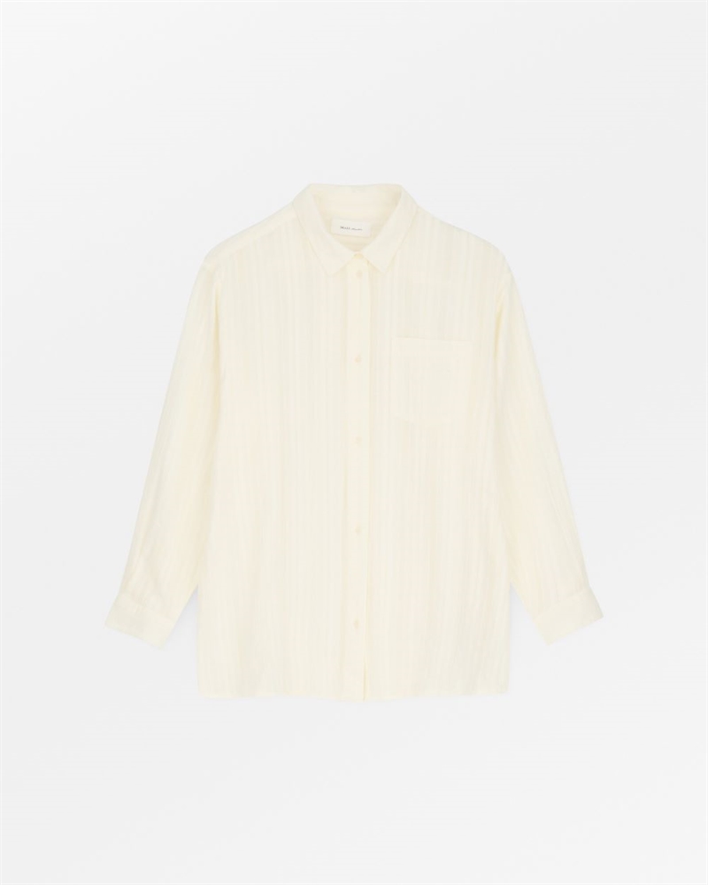 SKALL STUDIO EDGAR SHIRT LIGHT CREAM