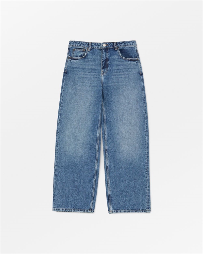 SKALL STUDIO TAYLOR CROPPED JEANS SLOUCHY BLUE