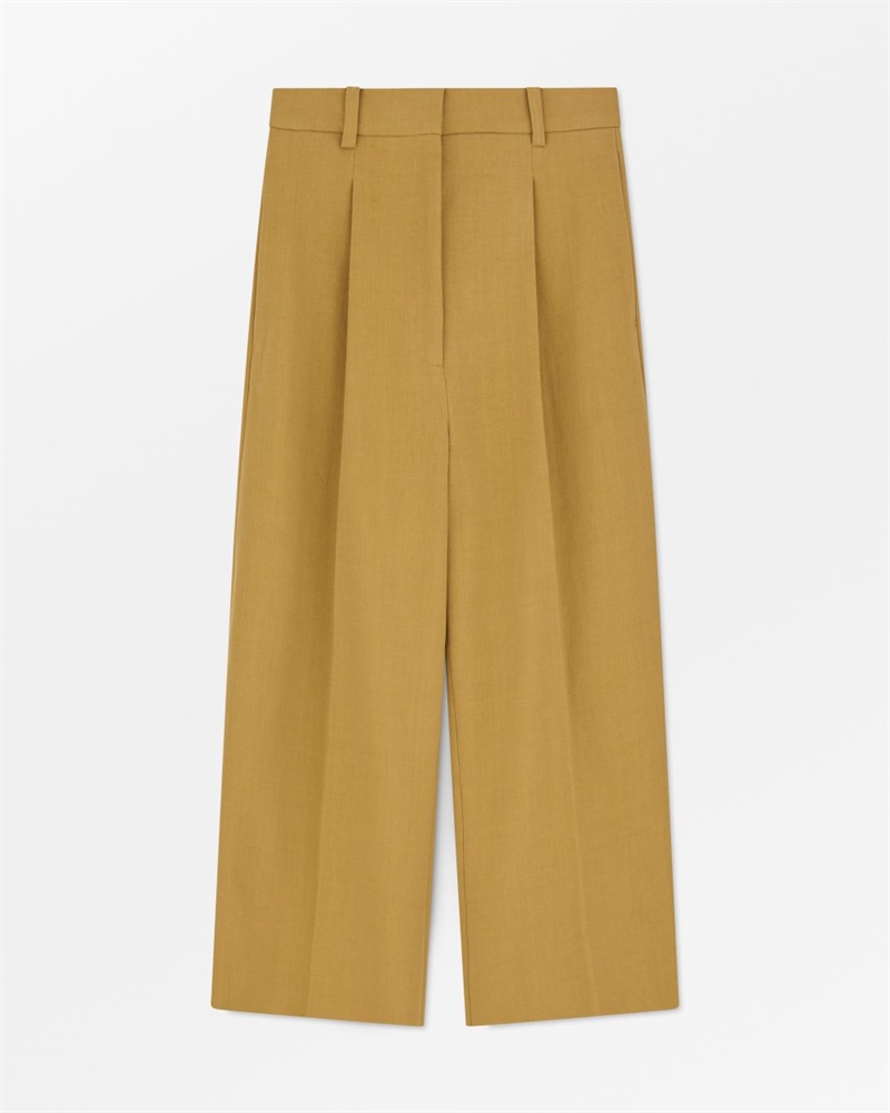 SKALL STUDIO THOM TROUSERS GREEN CURRY