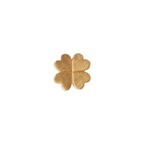 STINE A CLOVER EARSTICK PIECE GOLDPLATED SINGLE