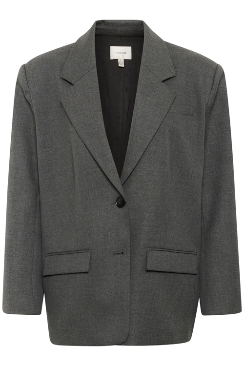 GESTUZ GZPAULA BLAZER DARK GREY MELANGE