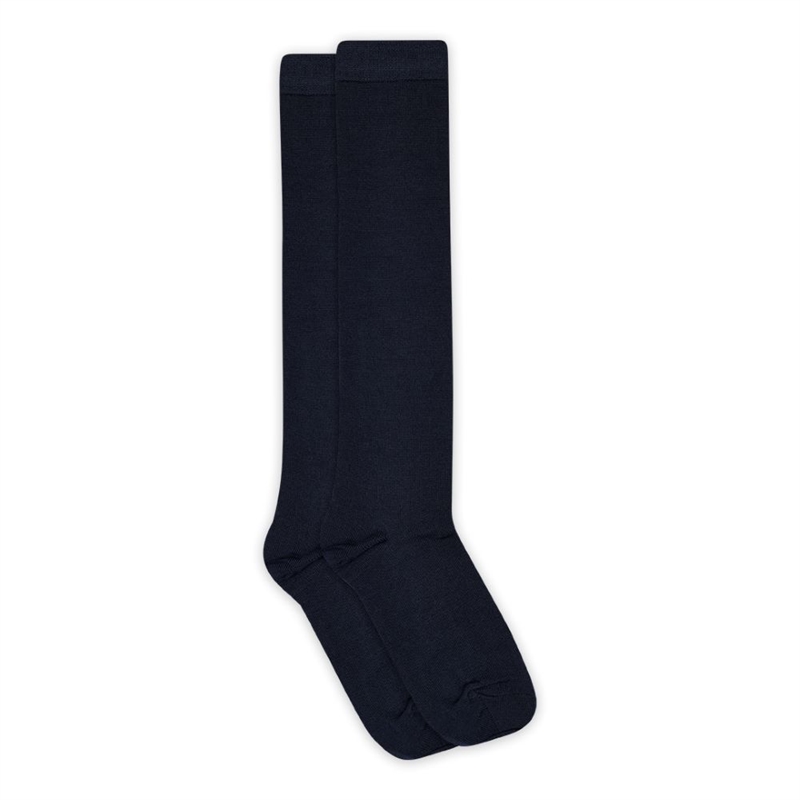 MP WOMAN WOOL/COTTON KNEE SOCKS NAVY
