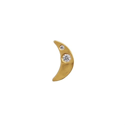 STINE A PETIT BELLA MOON EARRING GOLDPLATED SINGLE