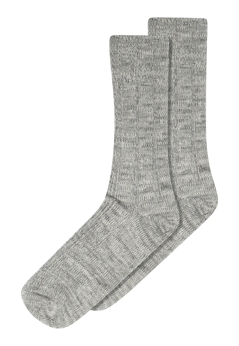 MP DENMARK BE WOOL SOCKS GREY MELANGE