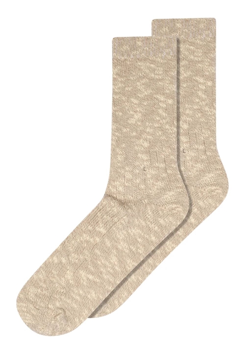 MP DENMARK KAREN WOOL SOCKS ECRU