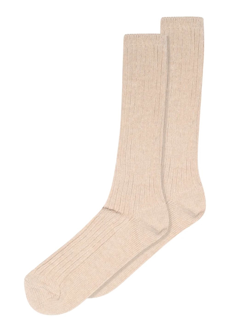 MP DENMARK BESS LONG SOCKS BEIGE