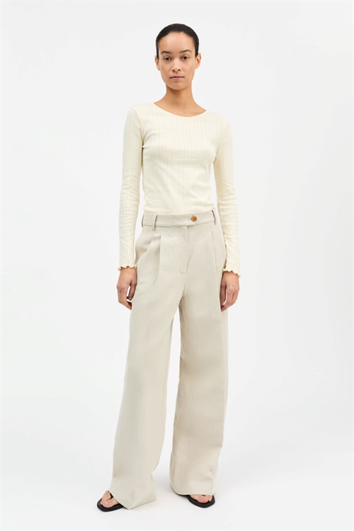 SKALL MIKA O-NECK BLOUSE ECRU