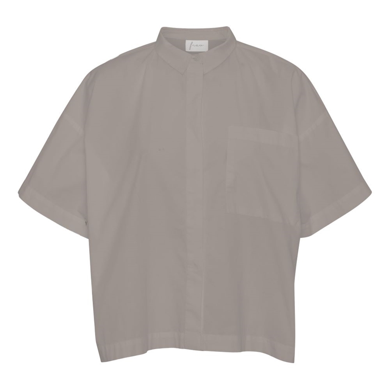 FRAU NICE SS SHIRT CHATEU GRAY