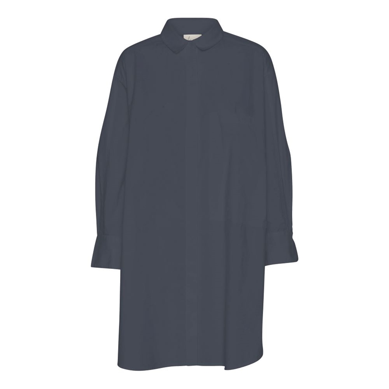 FRAU LYON LS LONG SHIRT INDIA INK BLUE