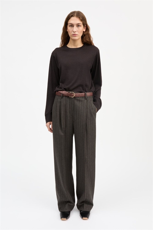 SKALL STUDIO HARRY TROUSERS BROWN/BLACK