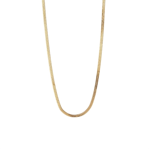 STINE A SHORT SNAKE NECKLACE GOLDPLATED