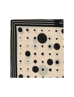 MADS NØRGAARD SCARF DOT PLAY/VANILLA ICE