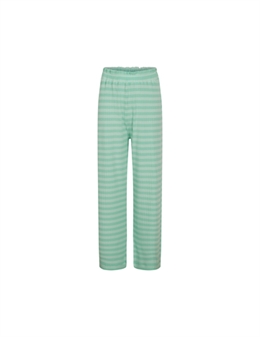 MADS NØRGAARD PAPINA PANTS 5X5 STRIPE CABBAGE