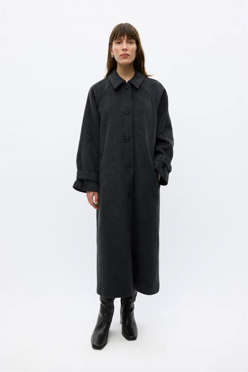 ENVII ENSENECA WOOL JACKET BLACK MEL 