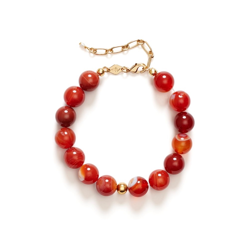 ANNI LU CARAMEL DROPS BRACELET GOLDPLATED