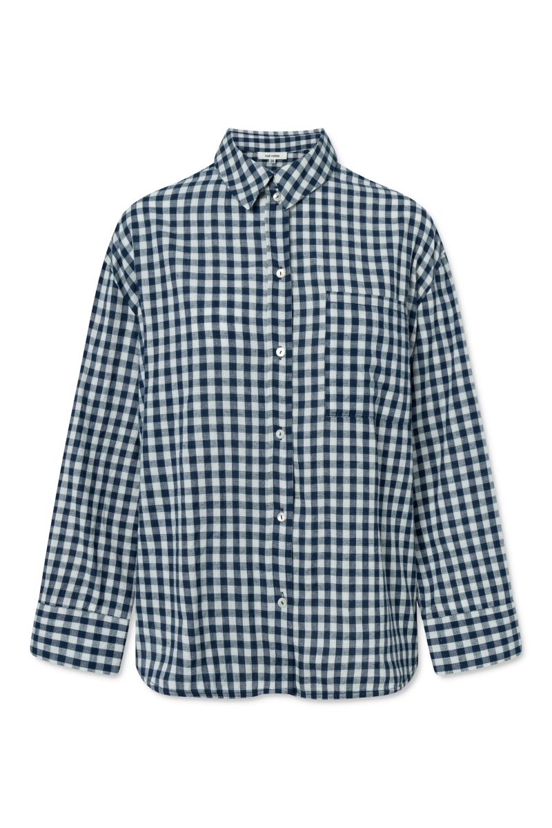 NUE NOTES ALFONSO SHIRT BLUE CHECK