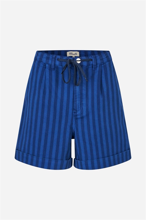 BAUM UND PFERDGARTEN NESSA SHORTS BLUE DEPTHS STRIPE