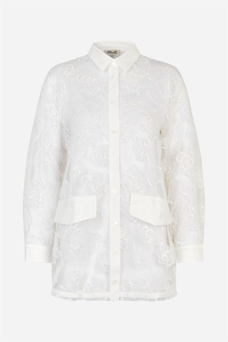 BAUM UND PFERDGARTEN ANNICA SHIRT BLANC DE BLANC
