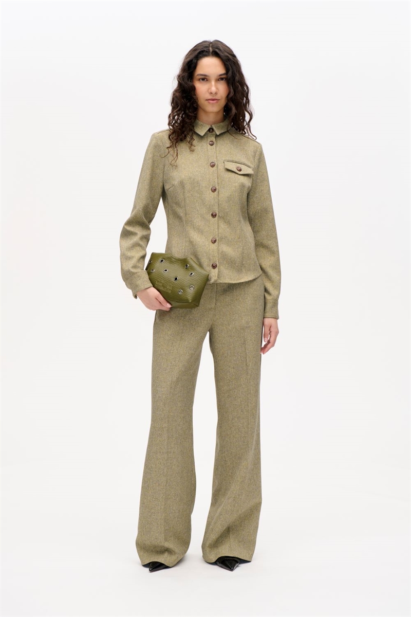 BAUM UND PFERDGARTEN MOLIEN STRAW YELLOW TWEED