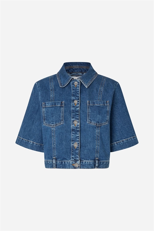BAUM UND PFERDGARTEN NO5 JACKET WORN OUT BLUE