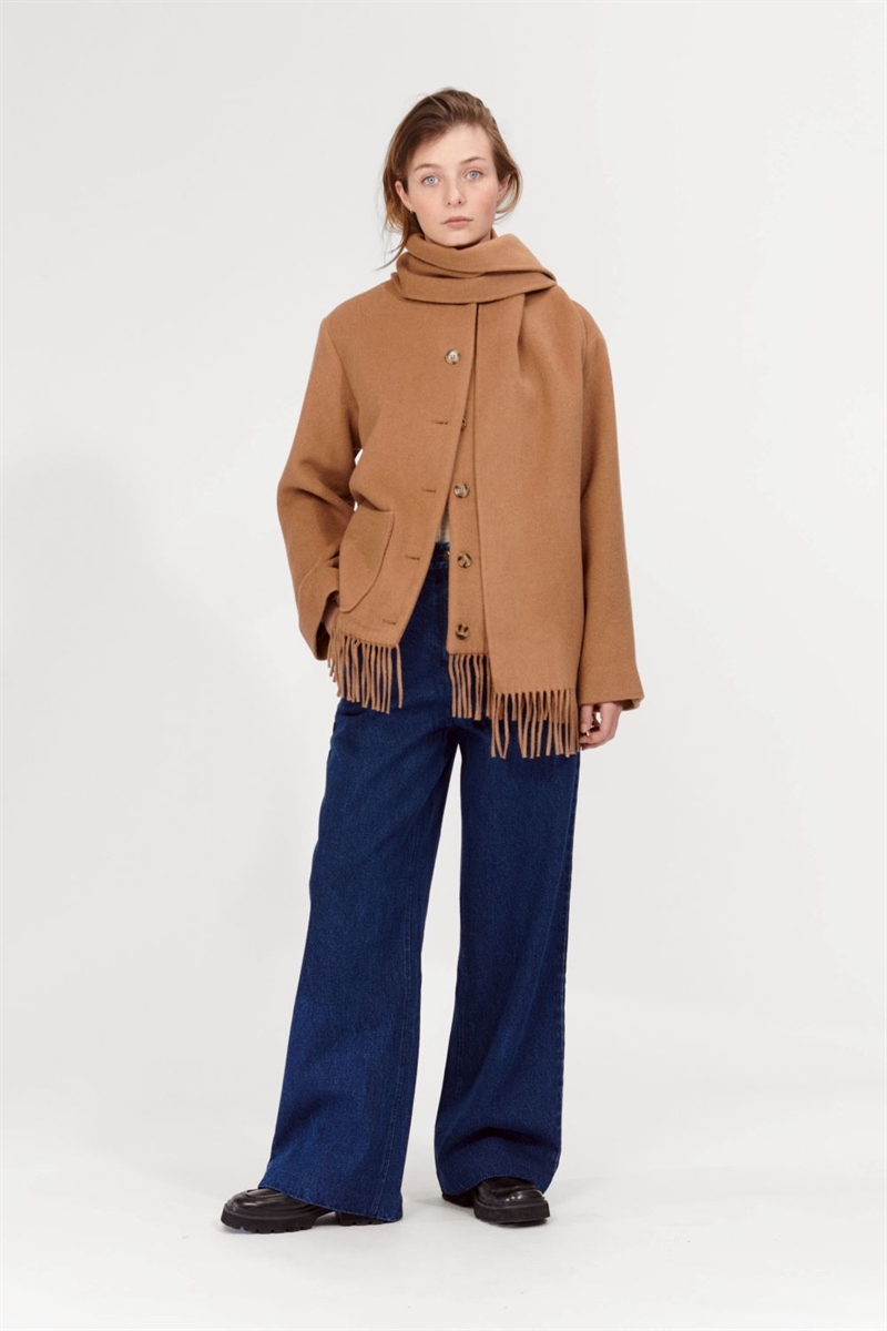 NUE NOTES GENEVA JACKET CAMEL