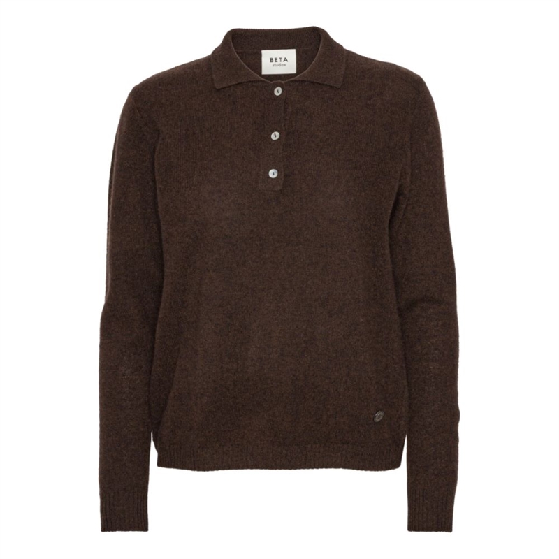 BETAB STUDIOS KASSANDRA POLO COFFEE BROWN