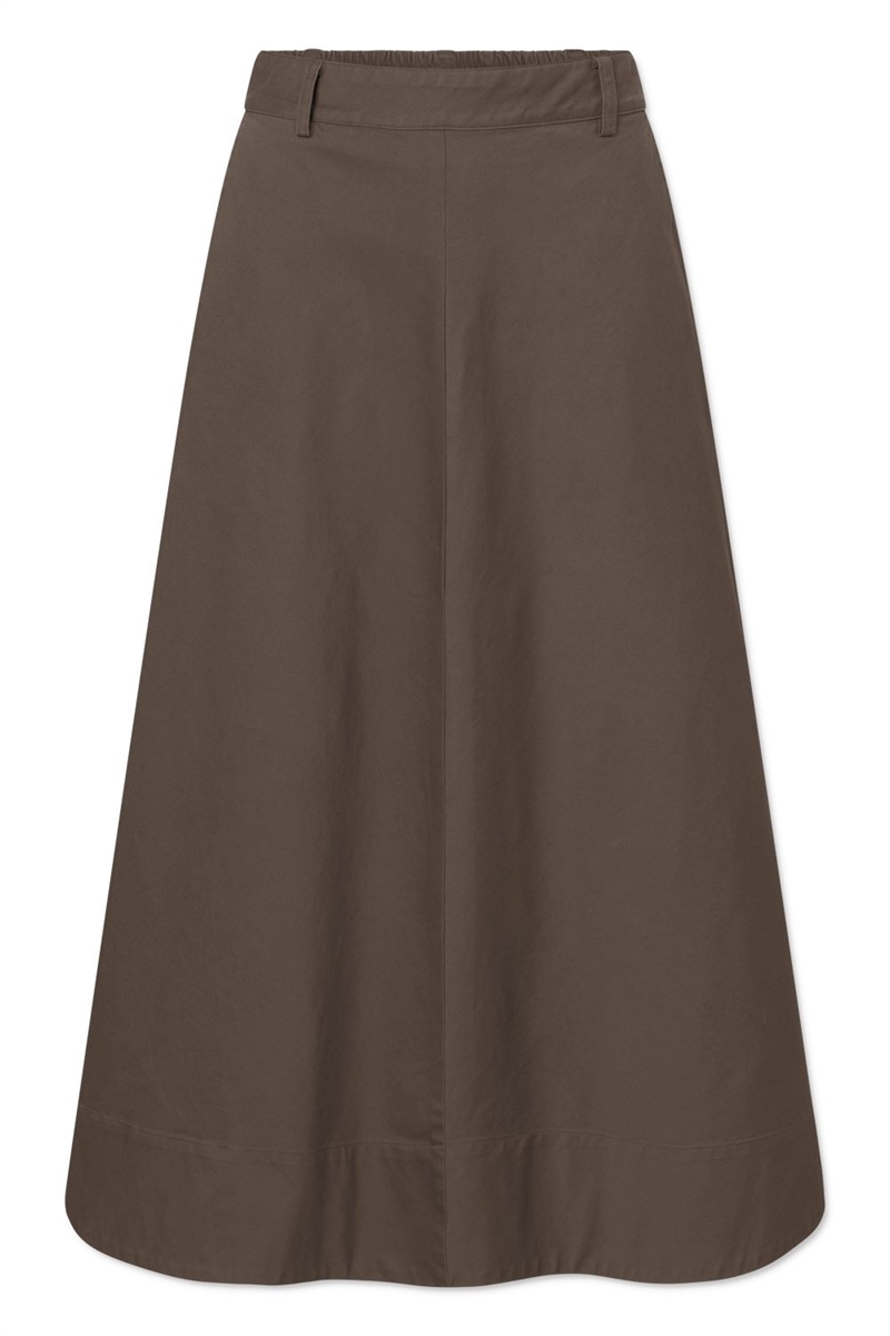 RUE DE TOKYO PRYMA WOMENS SKIRT MALT BROWN