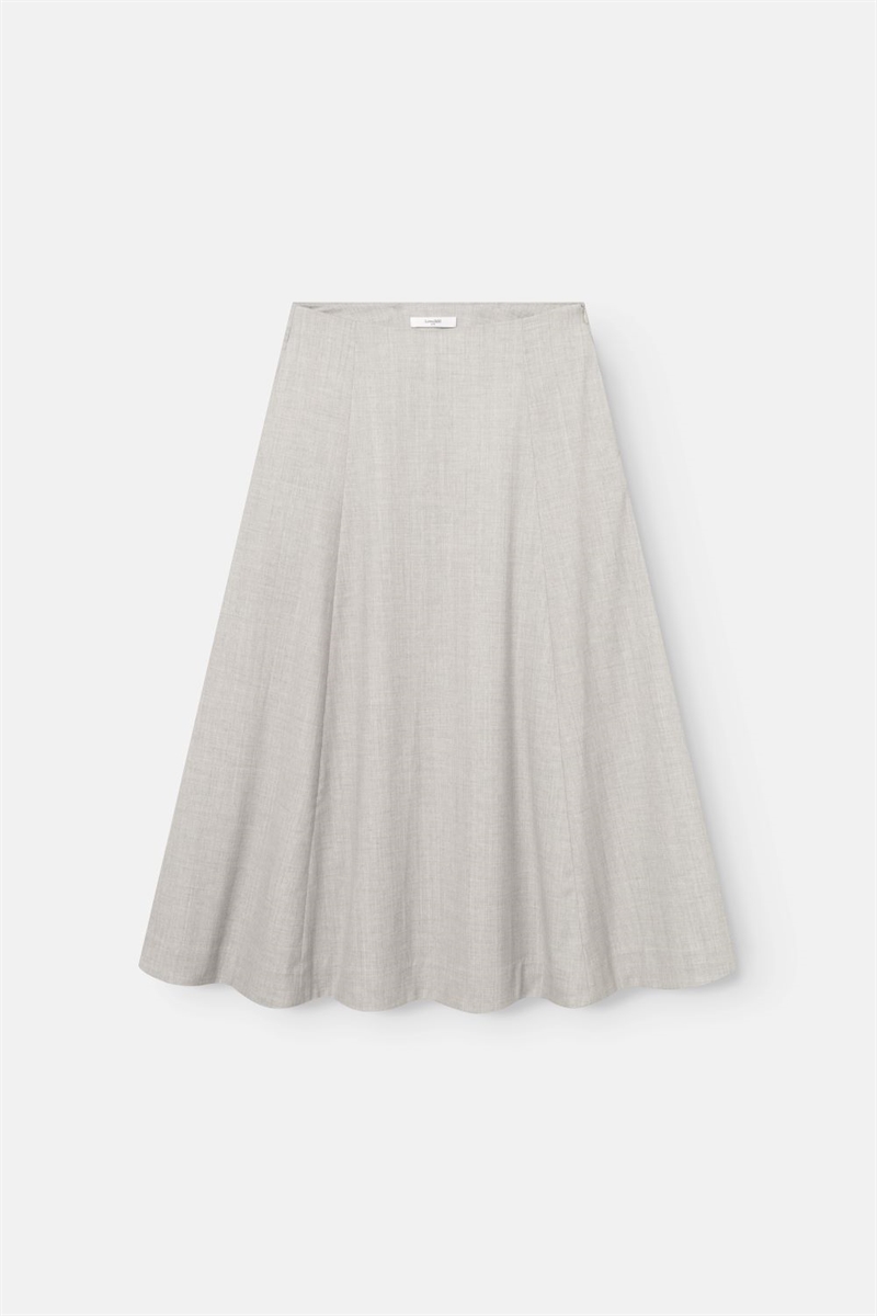 LOVECHILD 1979 HALLIE SKIRT LIGHT GREY MELANGE