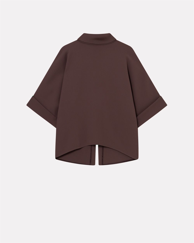MKDT STUDIO BAILEE CREPE GEORGETTE BURGUNDY