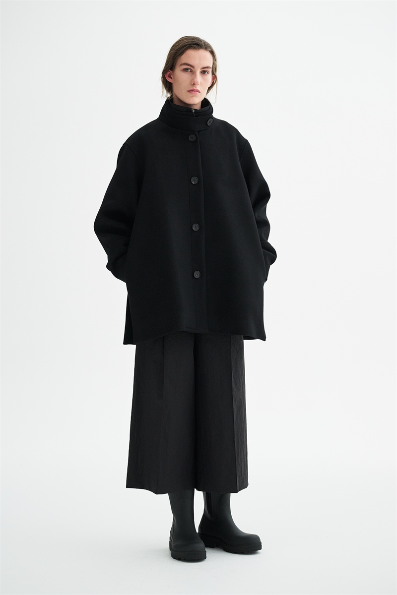 MKDT JULIA WOOL COAT BLACK