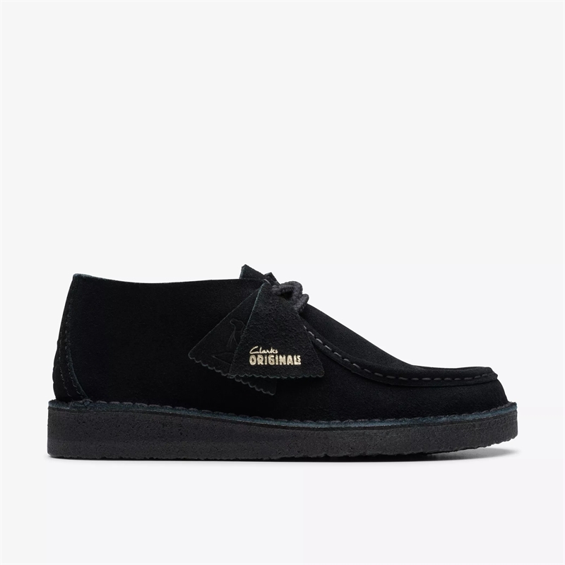 CLARKS ORIGINALS DESERT NOMAD BLACK SUEDE