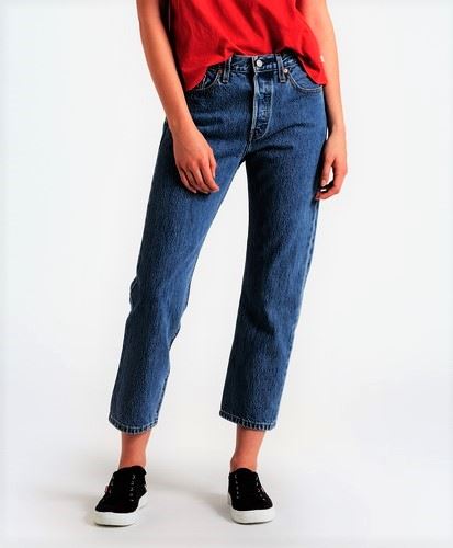 tøj nær ved harmonisk Levi's | 501 cropped jeans | Køb online på Husetno10.dk