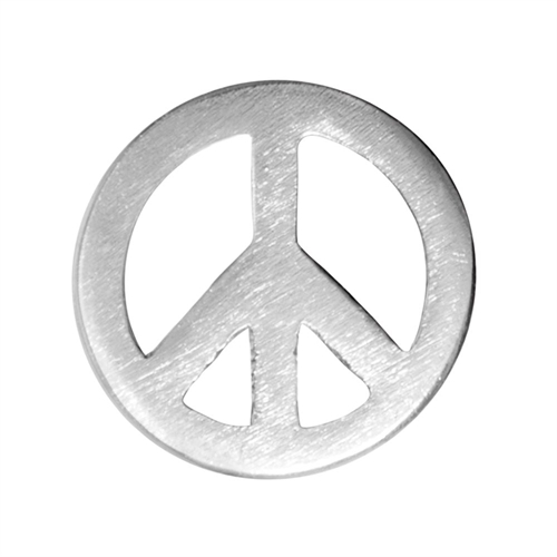 LULU COPENHAGEN PEACE EAR STUD SILVER