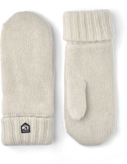 HESTRA BONNIE KNIT MITT OFFWHITE