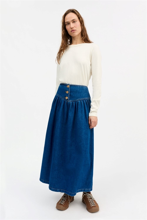 SKALL STUDIO DOLLY SKIRT VINTAGE WASHED BLUE