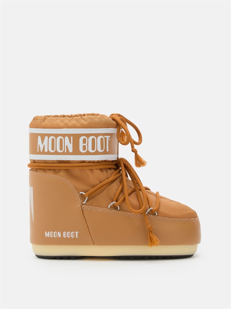 MOONBOOT MB LOW NYLON COGNAC