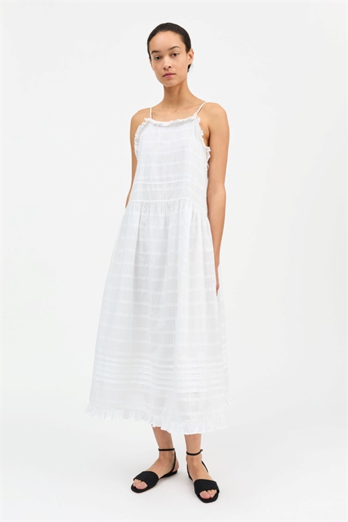 SKALL FIORE STRAP DRESS OPTIC WHITE