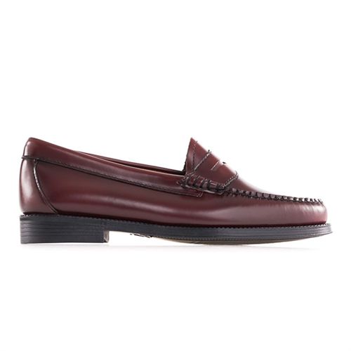 G.H. BASS & CO. WEEJUNS PENNY LEATHER LOAFERS WINE