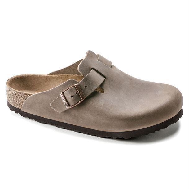 BIRKENSTOCK BOSTON BS NARROW FIT TABACCO BROWN