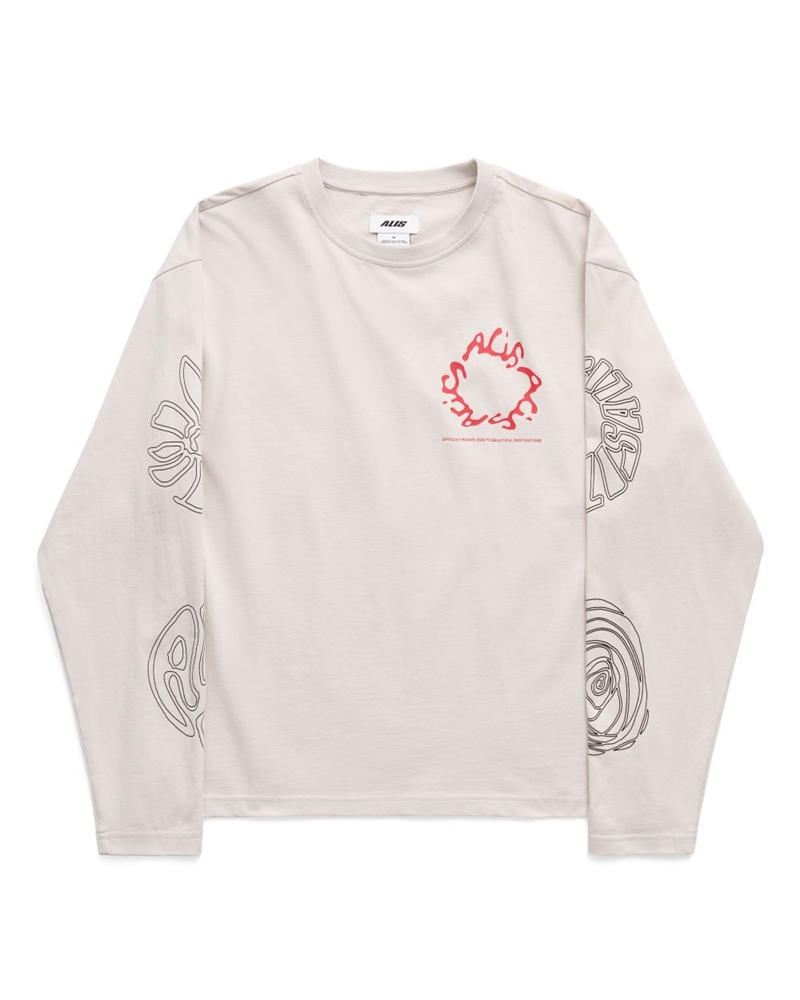 ALIS JOSHUA LONG SLEEVE ANTARTICA OFF WHITE